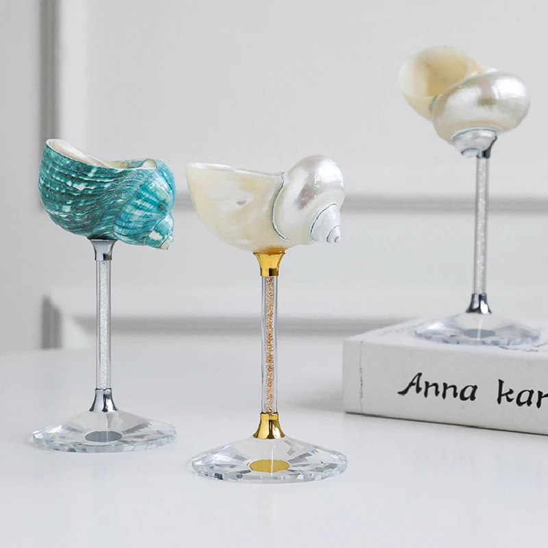 Luxury Lifestyle Items - Calice in Conchiglia Naturale, Bicchiere Creativo