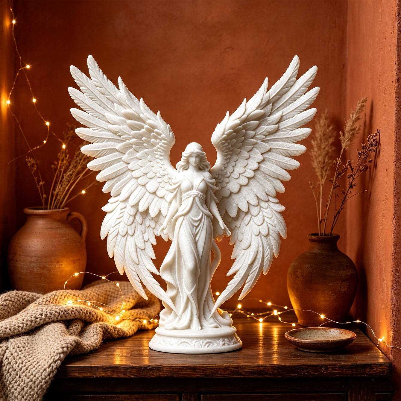 Luxury Lifestyle Items - Ornamento di Lusso Leggero con Angelo
