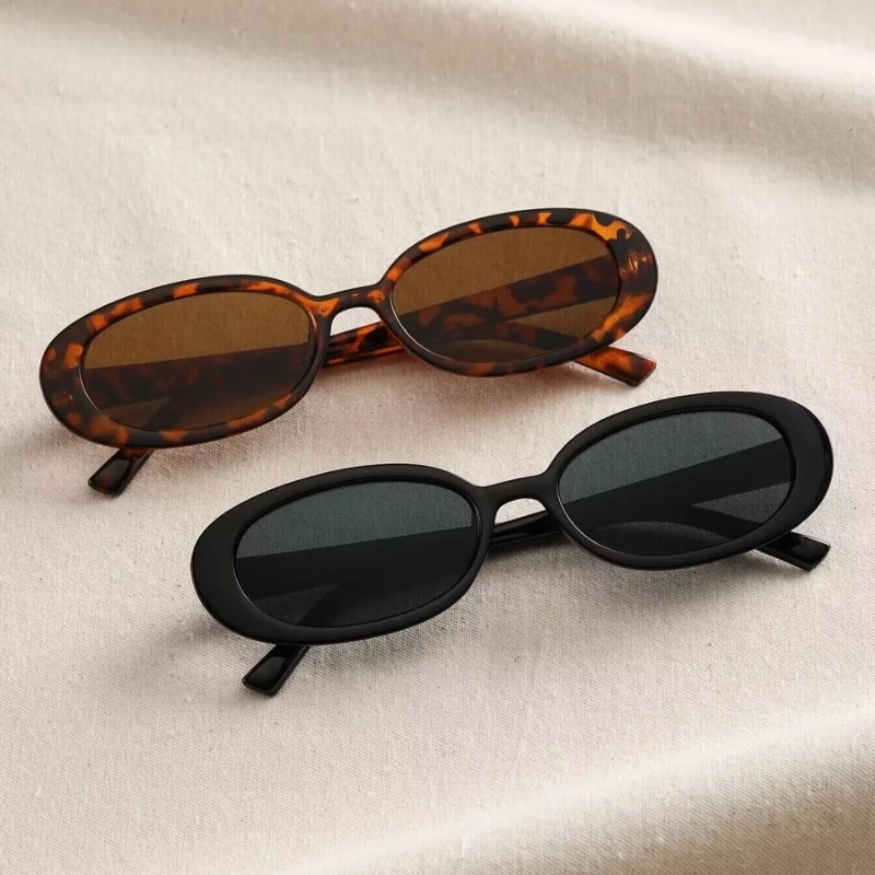Luxury Lifestyle Products - Occhiali da sole ovali vintage da